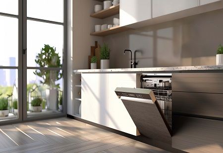 Hafele's Valeriya Dishwasher with UV Disinfection